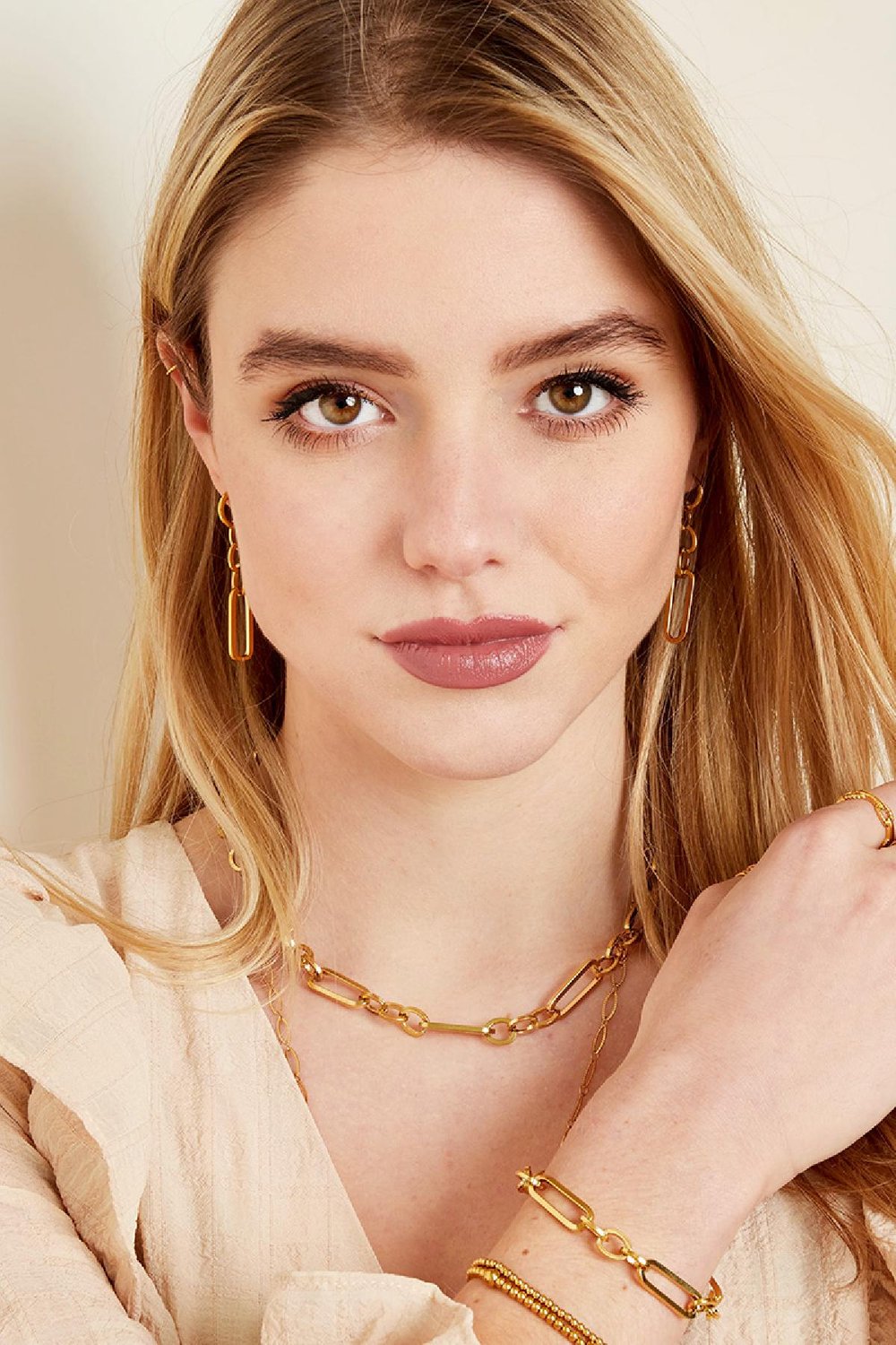 Ketting Funky Chain Zilver Stainless Steel h5Afbeelding2